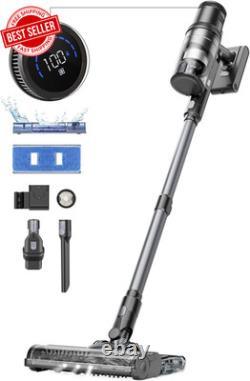 Cordless Vacuum Mop Cleaner All in One 60 Mins Runtime Wet Dry Lightweight