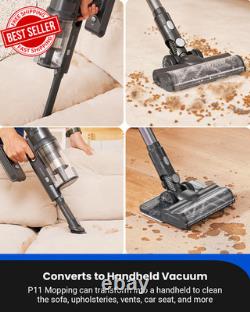 Cordless Vacuum Mop Cleaner All in One 60 Mins Runtime Wet Dry Lightweight