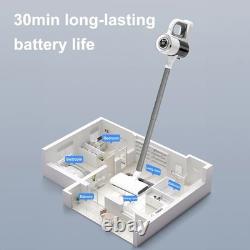 Cordless Wet Dry Vacuum Cleaner 15000Pa Suction Mop HEPA Filter LED Floor Vac