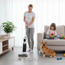 Cordless Wet & Dry Vacuum Cleaner Pet Hair Carpet Hard Floor Washer Scrubber Mop