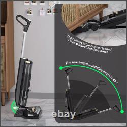 Cordless Wet-Dry Vacuum Cleaner Wet Dry Electric Mop Floor Cleaner Lightweight