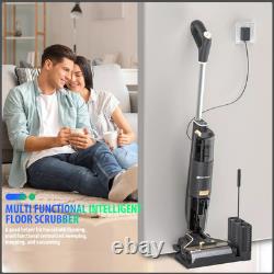 Cordless Wet-Dry Vacuum Cleaner Wet Dry Electric Mop Floor Cleaner Lightweight