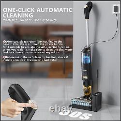Cordless Wet Dry Vacuum Floor Cleaner Washer Mop for Hard Floors, LED Display