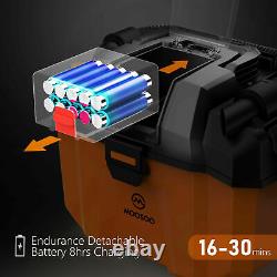 Cordless Wet and Dry Vacuum Cleaner Battery Powered Toolbox Vac with Blower UK