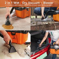 Cordless Wet and Dry Vacuum Cleaner Battery Powered Toolbox Vac with Blower UK