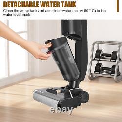 Cordless Wet and Dry Vacuum Cleaner, Vacuum Mop All-in-One Combo for Hard Floor
