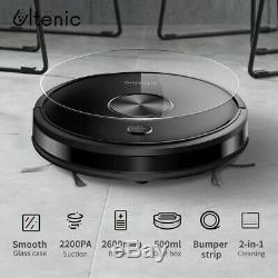 D5s Alexa Robotic Vacuum Cleaner Carpet Floor Dry Wet Mopping Auto Rechargable