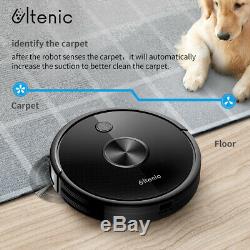 D5s Alexa Robotic Vacuum Cleaner Carpet Floor Dry Wet Mopping Auto Rechargable