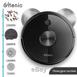 D5s Alexa Robotic Vacuum Cleaner Carpet Floor Dry Wet Mopping Auto Rechargable