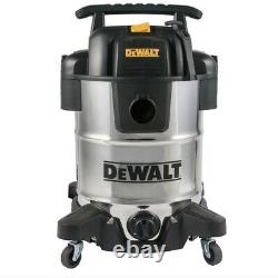 DEWALT Stainless Steel Wet & Dry Vacuum Cleaner 38 Litre with 2.1m Hose DXV38S