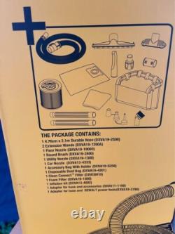 DEWALT Stainless Steel Wet & Dry Vacuum Cleaner 38 Litre with 2.1m Hose DXV38S