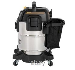 DEWALT WET DRY CORDED VACUUM CLEANER 38L, 2.1m HOSE DXV38S