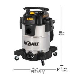 DEWALT Wet & Dry Corded Vacuum Cleaner 38L 2.1m Hose Powerful Heavy Duty 1500W
