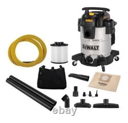 DEWALT Wet & Dry Corded Vacuum Cleaner 38L 2.1m Hose Powerful Heavy Duty 1500W