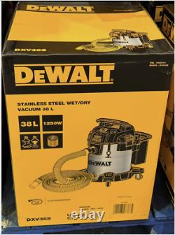 DEWALT Wet & Dry Corded Vacuum Cleaner, 38 Litre with 2.1m Hose