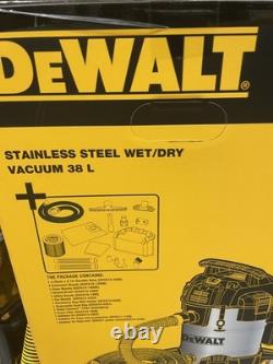 DEWALT Wet & Dry Corded Vacuum Cleaner, 38 Litre with 2.1m Hose