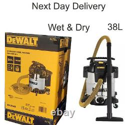 DEWALT Wet & Dry Vacuum Cleaner, 38 Litre with 2.1m Hose New Vaccum