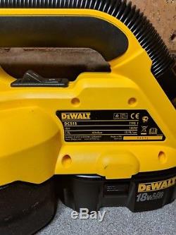 DeWALT DC515N 18V Wet & Dry Vacuum Cleaner + DW056N Impact + DC725 Combi Drill