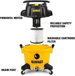 DeWALT DXV34P Wet and Dry Vacuum Cleaner, 34 liters, 1200 W, Yellow+Black