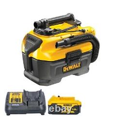 DeWalt DCV584 18V XR 7 Litre L-Class Wet & Dry Vacuum Cleaner With 1 x 5.0Ah