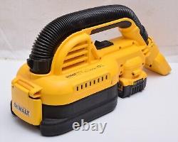 Dewalt DCV517 18V Cordless Wet/Dry Vacuum Cleaner & 1x 5.0Ah XR Battery FREEPOST