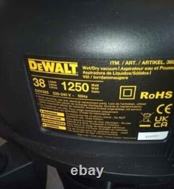 Dewalt Wet & Dry Vacuum Cleaner 38 Litre with 2.1m Hose 240v