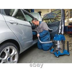Draper 20523 30L Wet and Dry Vacuum Cleaner with Stainless Steel Tank 1600W