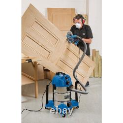 Draper 20529 230V Wet and Dry Vacuum Cleaner with Stainless Steel Tank 30L 1300W