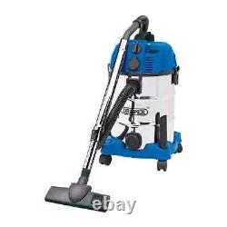 Draper 20529 30L 1300W Wet And Dry Vacum Cleaner Steel Tank 230V (Brand New)
