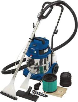 Draper 230V Wet and Dry Shampoo Vacuum Cleaner 20l Home DIY Car Carpet Work