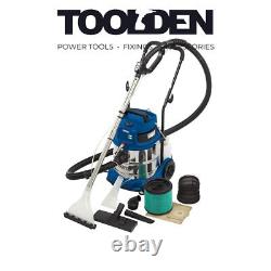 Draper 75442 20L 3 in 1 Wet and Dry Shampoo/Vacuum Cleaner 1500W 230V