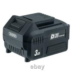 Draper D20 20V Cordless Wet & Dry Vacuum Cleaner + Battery & Fast Charger, 95169