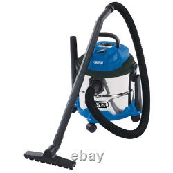 Draper Wet & Dry Vacuum Cleaner Hoover With Stainless Steel Tank 15L 1250W