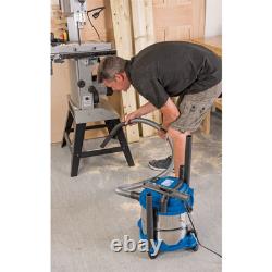 Draper Wet & Dry Vacuum Cleaner Hoover With Stainless Steel Tank 15L 1250W