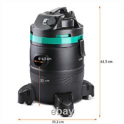 Dry and Wet Vacuum Cleaner 35L Container 1400W Long Suction Pipe 10 Accessories