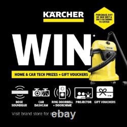 Effortless KWD 3 Anniversary Wet & Dry Vacuum Cleaner 17L, 1000W Suction Power