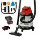 Einhell 18v Cordless Li-ion Wet & Dry Home Workshop Vacuum Cleaner Hoover 2 Batt