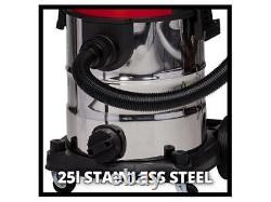 Einhell 2347170 TE-VC 36/25 Li S-Solo Wet/Dry Vacuum Cleaner 36V (2 x 18V) Bare