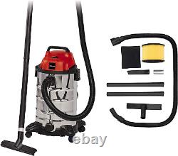 Einhell TC-VC 1930 S Wet And Dry Vacuum Cleaner 1500W, 30L Stainless Steel /