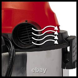 Einhell TC-VC 1930 S Wet And Dry Vacuum Cleaner 1500W, 30L Stainless Steel /