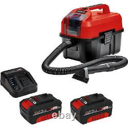 Einhell TE-VC 18/10 Li 18v Cordless Mini Wet and Dry Vacuum Cleaner 10L 2 x 4ah