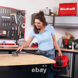 Einhell TE-VC 18/10 Li 18v Cordless Mini Wet and Dry Vacuum Cleaner 10L 2 x 4ah