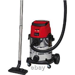 Einhell TE-VC 36/25 Li S 36v Cordless Stainless Steel Wet and Dry Vacuum Cleaner