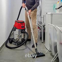 Einhell TE-VC 36/25 Li S 36v Cordless Stainless Steel Wet and Dry Vacuum Cleaner