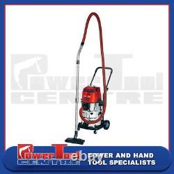 Einhell TE-VC 36/30 Li 36V 30L Stainless Steel Wet&Dry Vacuum Cleaner Body Only