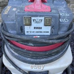 Elite Rvk60 110v Industrial workshop vacuum cleaner Wet Or Dry