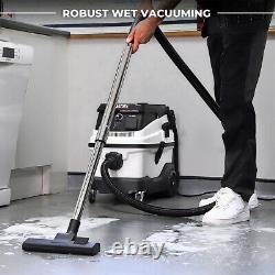Excel 30L Dust Extractor Wet & Dry Vacuum Cleaner Water Dirt Blower HEPA 240V