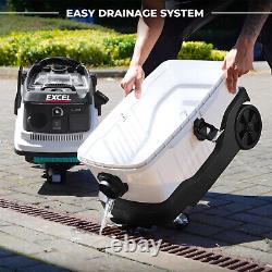 Excel 30L Dust Extractor Wet & Dry Vacuum Cleaner Water Dirt Blower HEPA 240V
