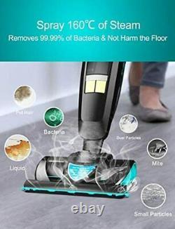 Fivefine Multi-Function 2 in 1 Steam Mop Cleaner, Wet & Dry Vacuum Cleaner