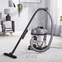 GEEPAS 1400W Vacuum Cleaner Wet and Dry Bagless 20L Cylinder Powerful Cleaning